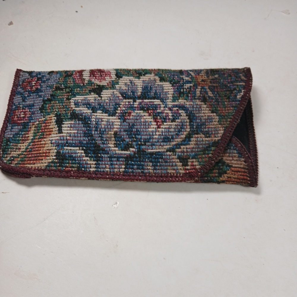 Floral Tapestry Eye Glass Case